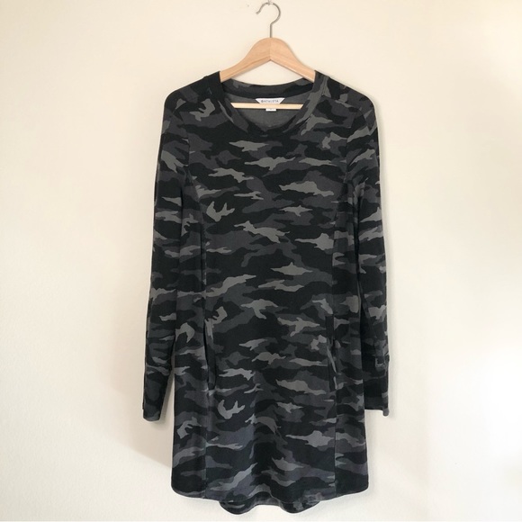 Athleta Balance Camo Sweatshirt Dress, L - Picture 4 of 10